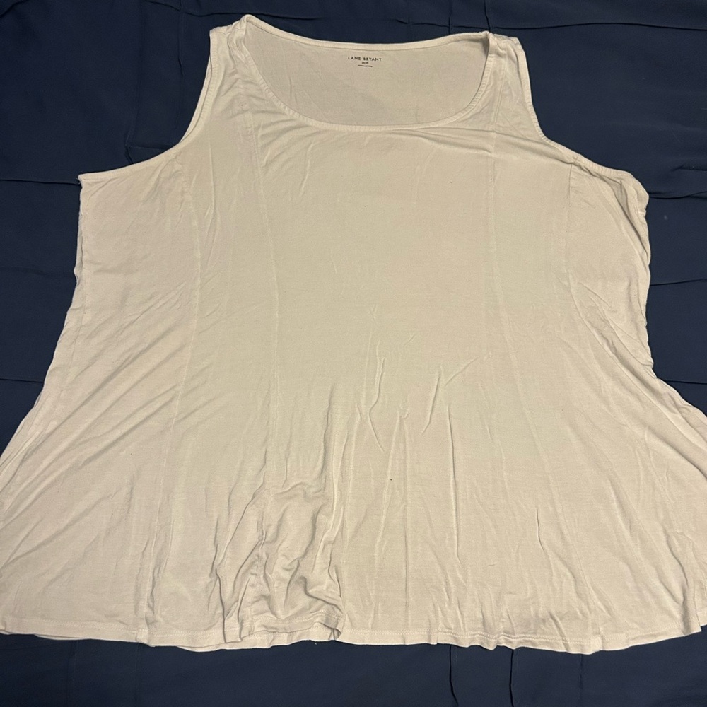 Lane Bryant Cream Tank Top